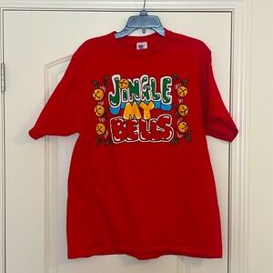 Vintage 90's Funny Holiday T-Shirt Jingle My Bells Size XL